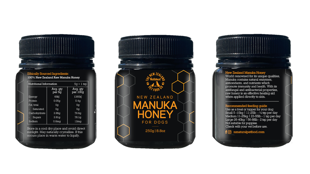 The New Zealand Natural Food Co. Woof - Maunka Honey for Dogs