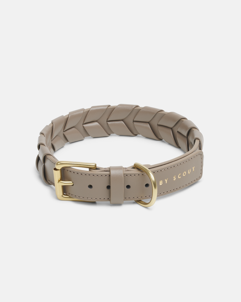Mela Caspita Collar - Taupe from By Scout - Vegan and Waterproof