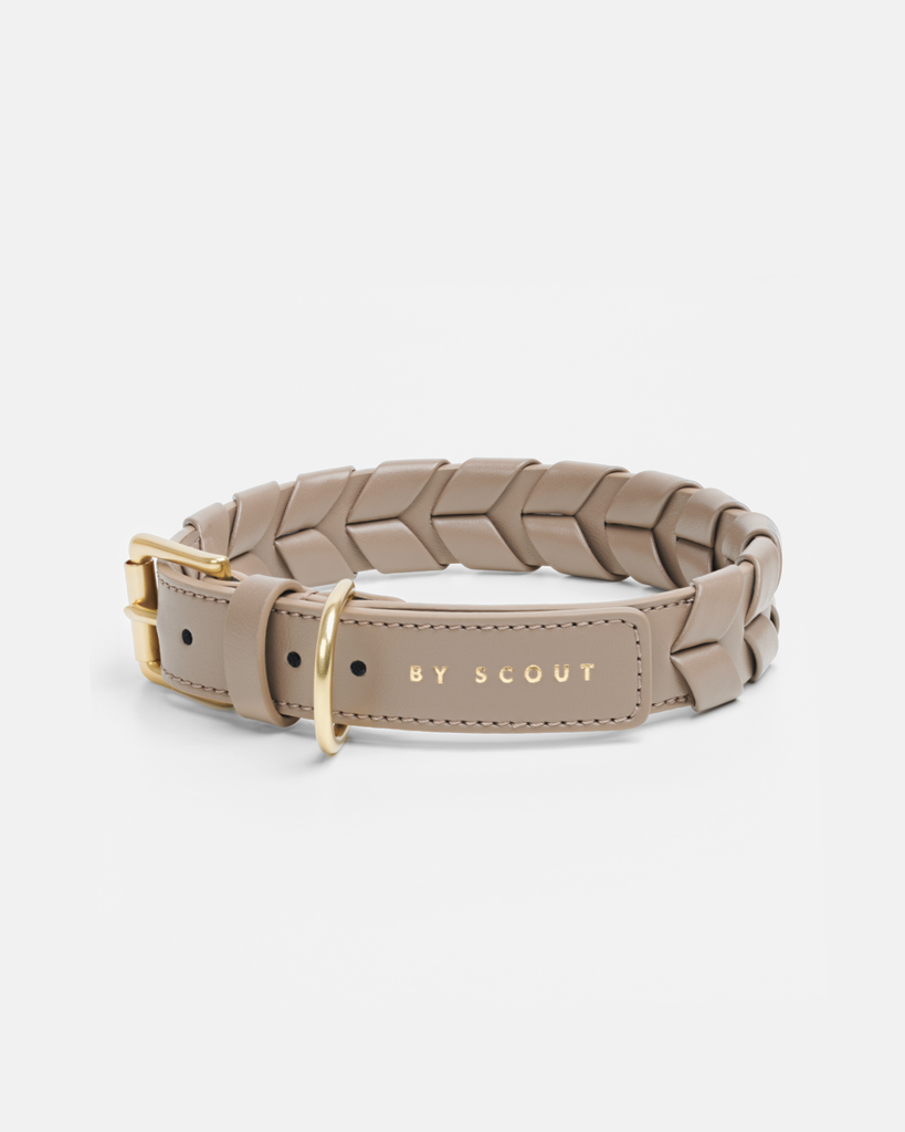 Mela Caspita Collar - Taupe from By Scout - Vegan and Waterproof