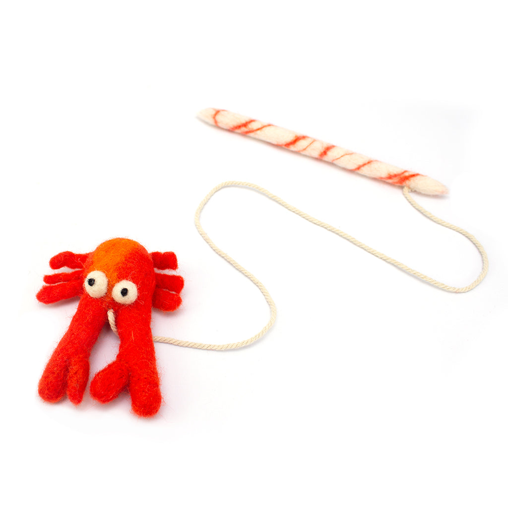 Clawdia Crab Cat Toy by Hiro + Wolf