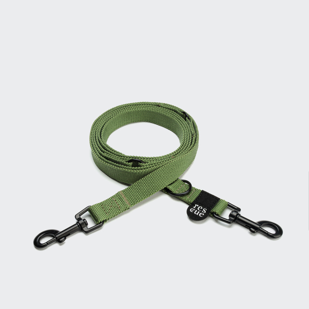 Nylon Dog Leash RESC7UE Green from Cloud 7