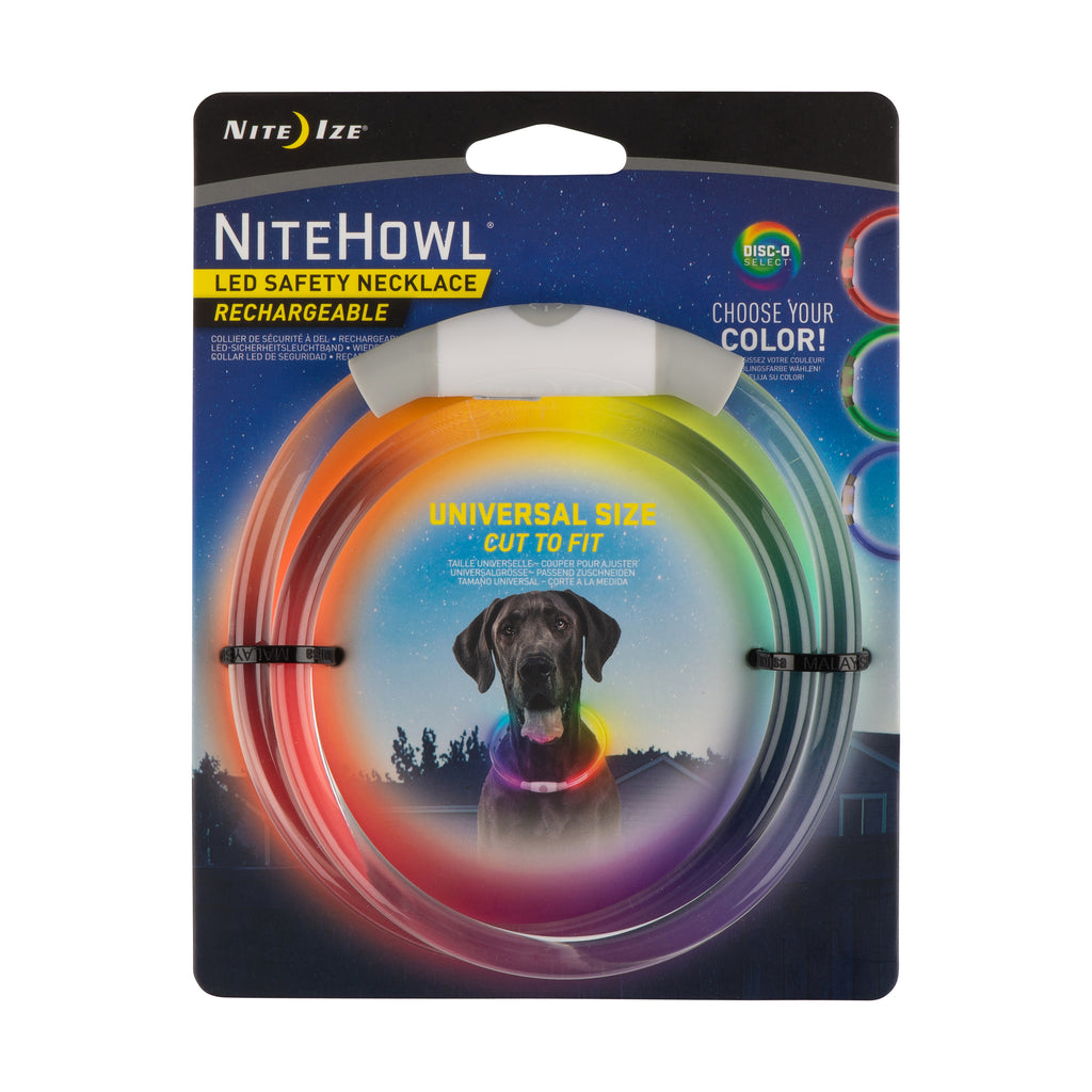 NiteHowl Rechargeable LED Safety Necklace 0 Disc-O Select
