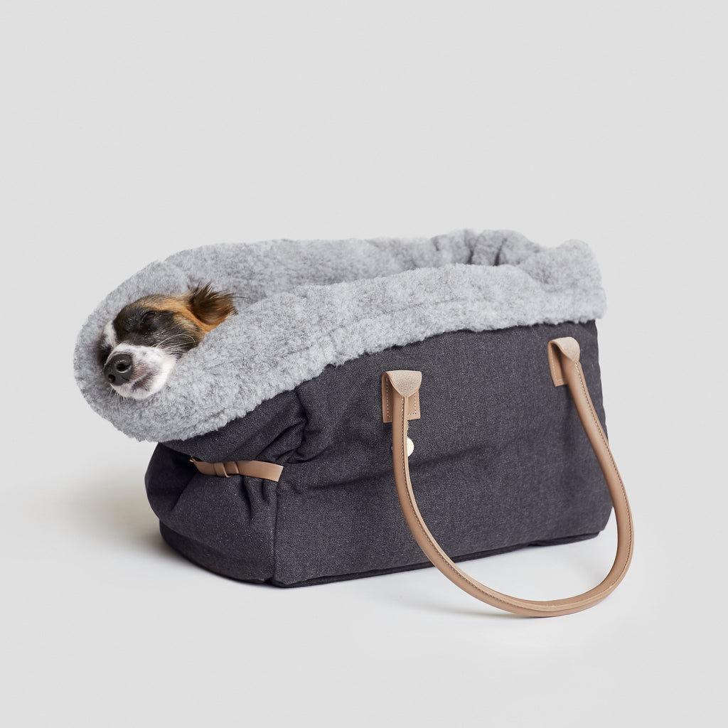 Dog Carrier in Heather Brown from Cloud 7