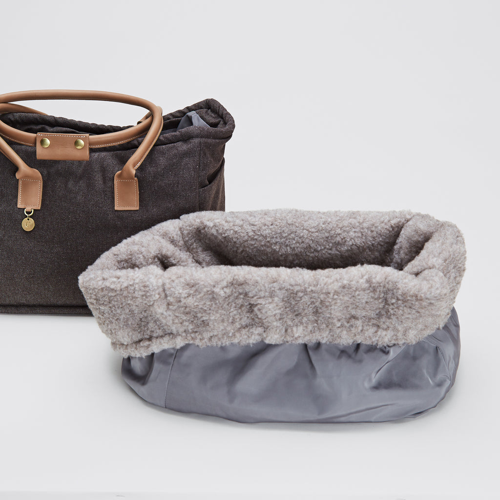 Dog Carrier in Heather Brown from Cloud 7
