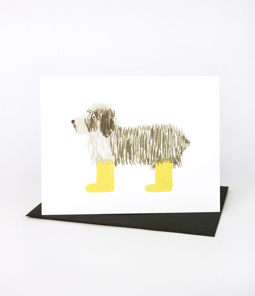 Dog - Shaggy Dog Card