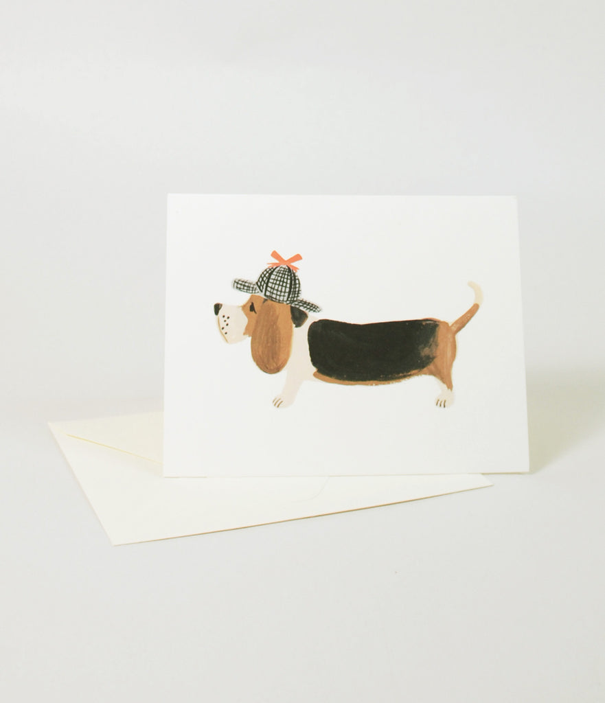 Dog - Basset Hound Card