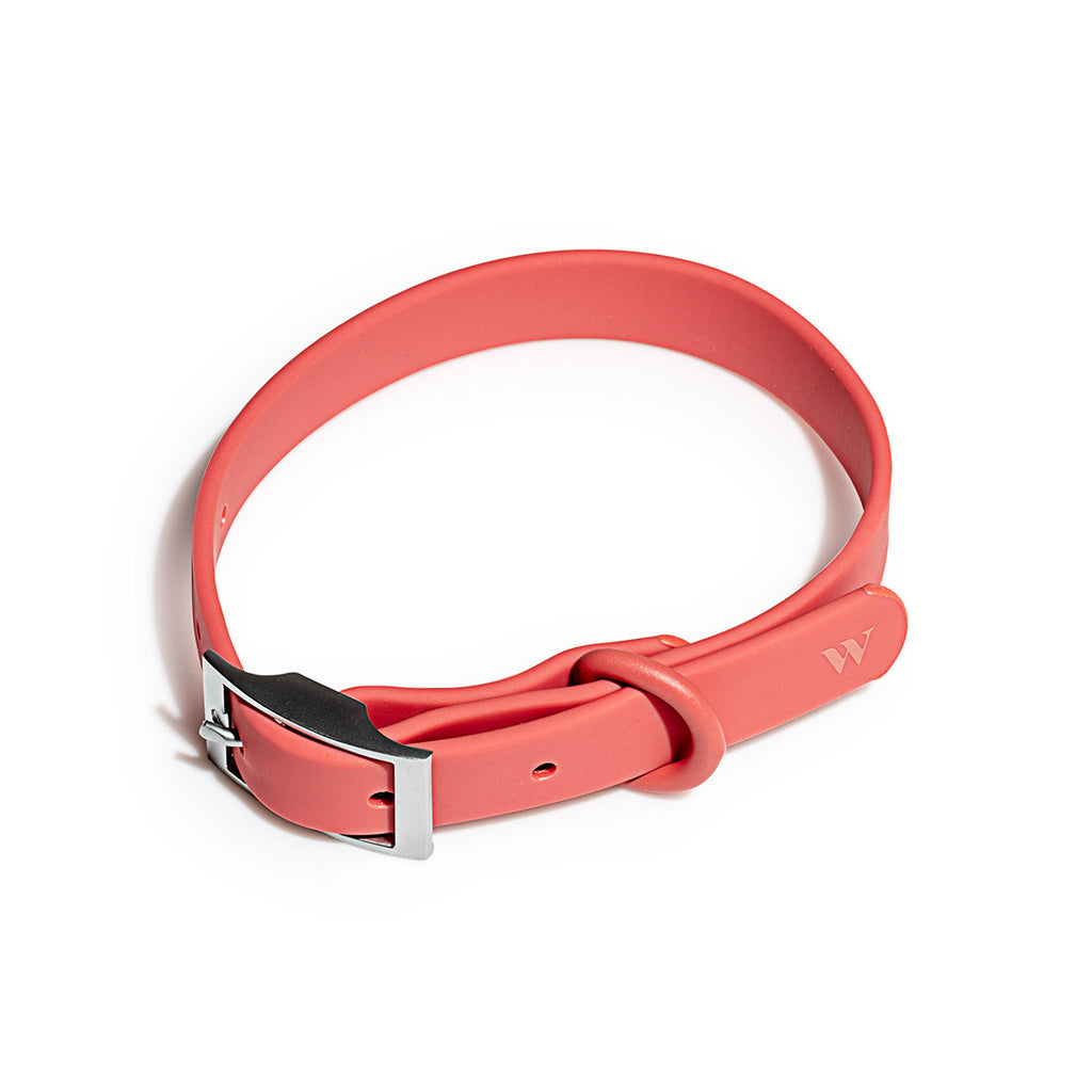 Wild One Collar - Coral Red