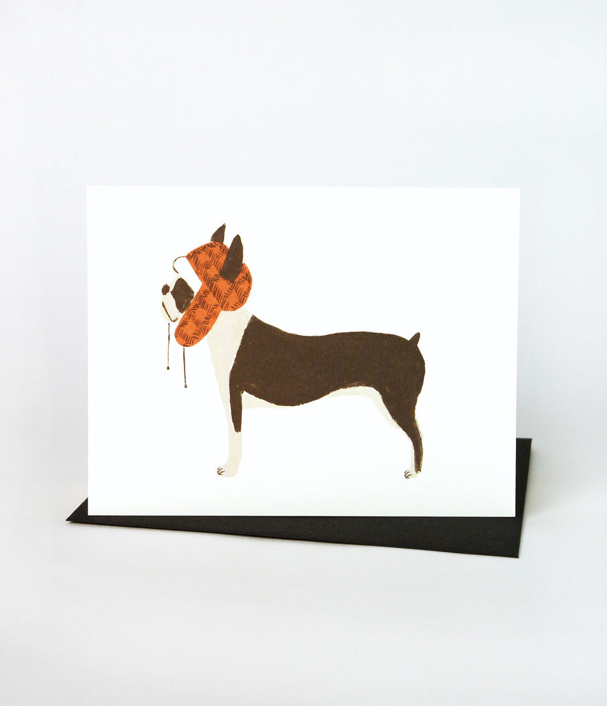 Dog - Boston Terrier Card