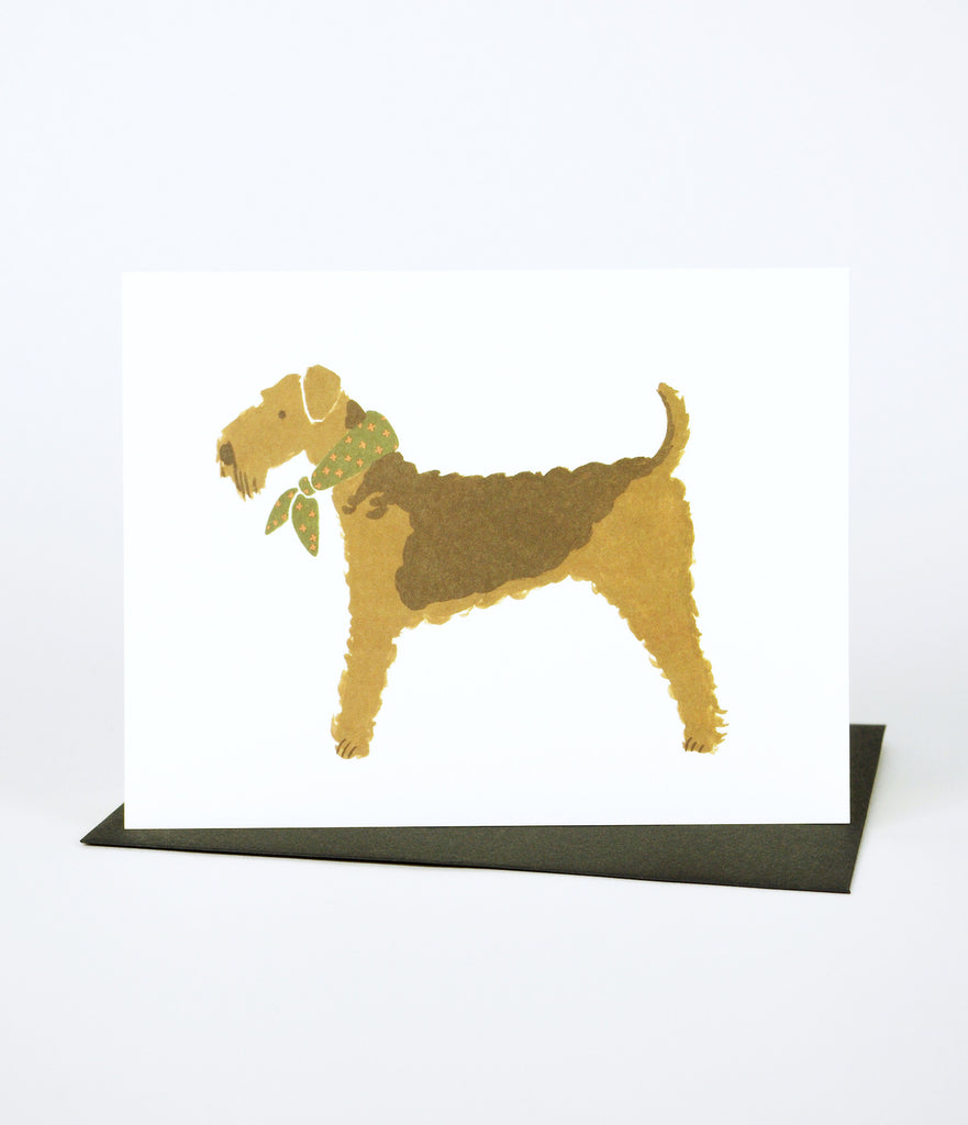 Dog - Airedale Card