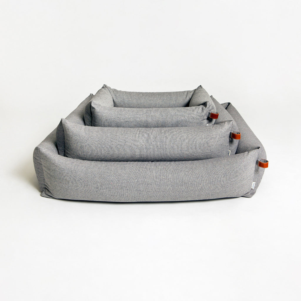 Sleepy Deluxe Replacement Cover in Grey Tweed from Cloud 7 - Large